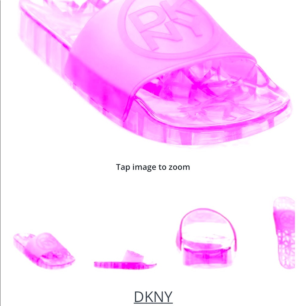 Dkny jellies. Never worn pink size 6M